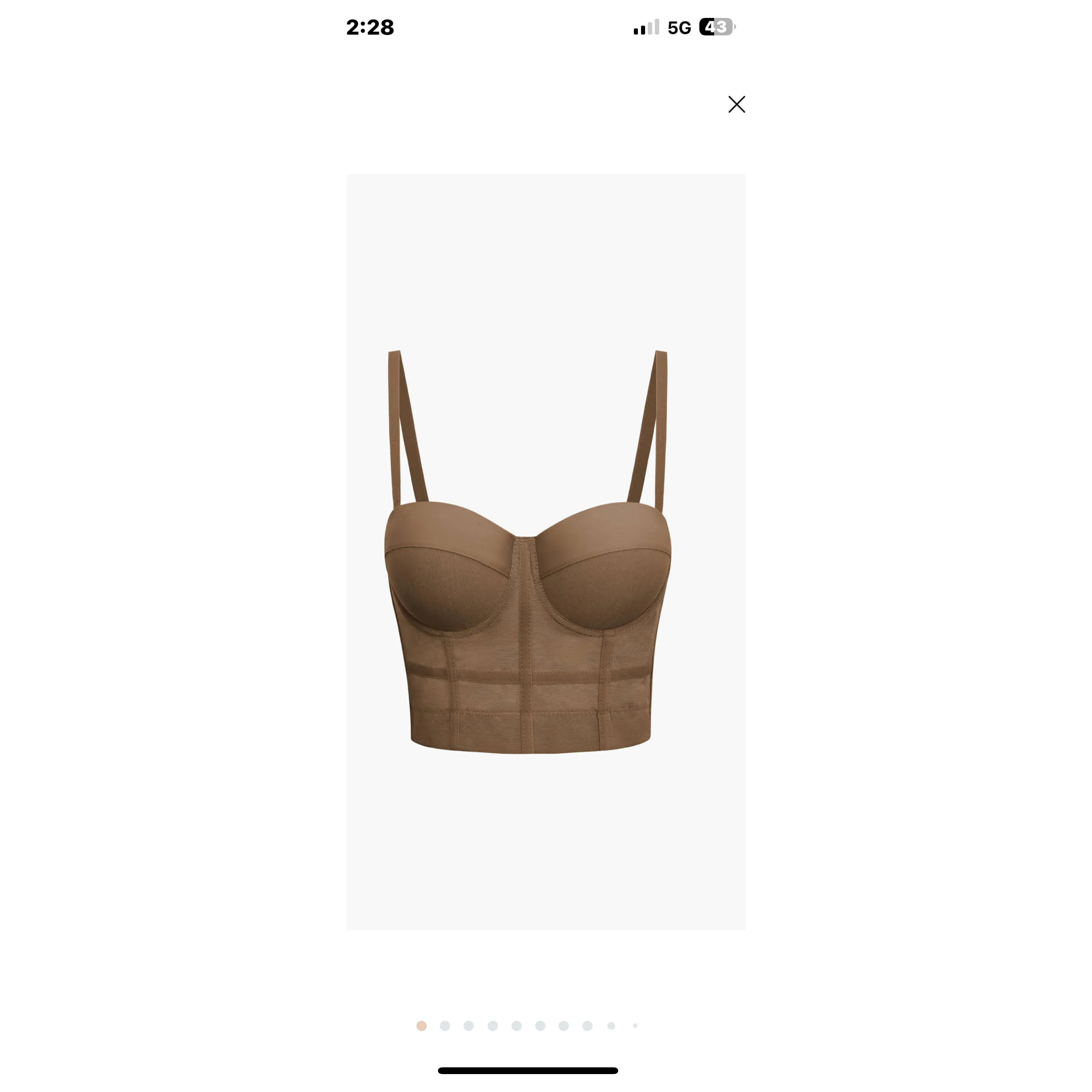Corset mesh push up bra - Image 3
