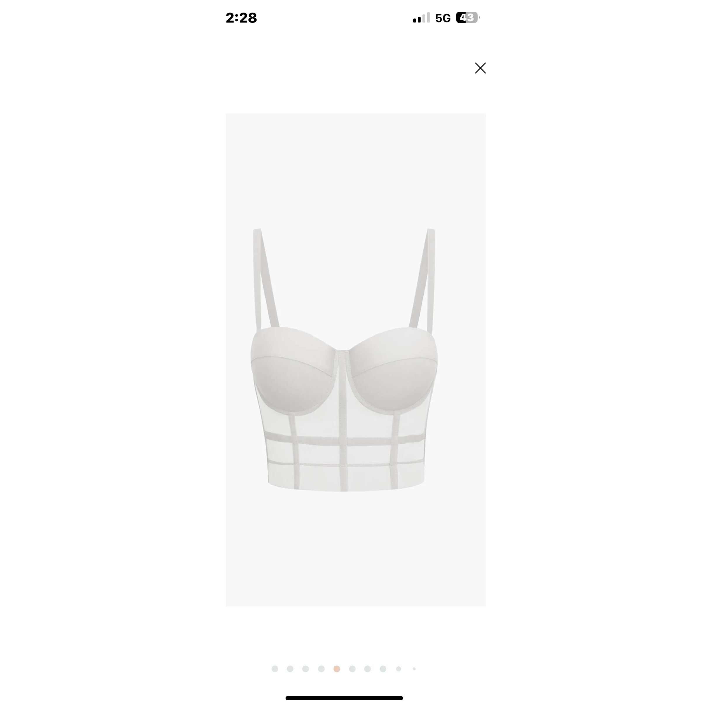 Corset mesh push up bra - Image 4