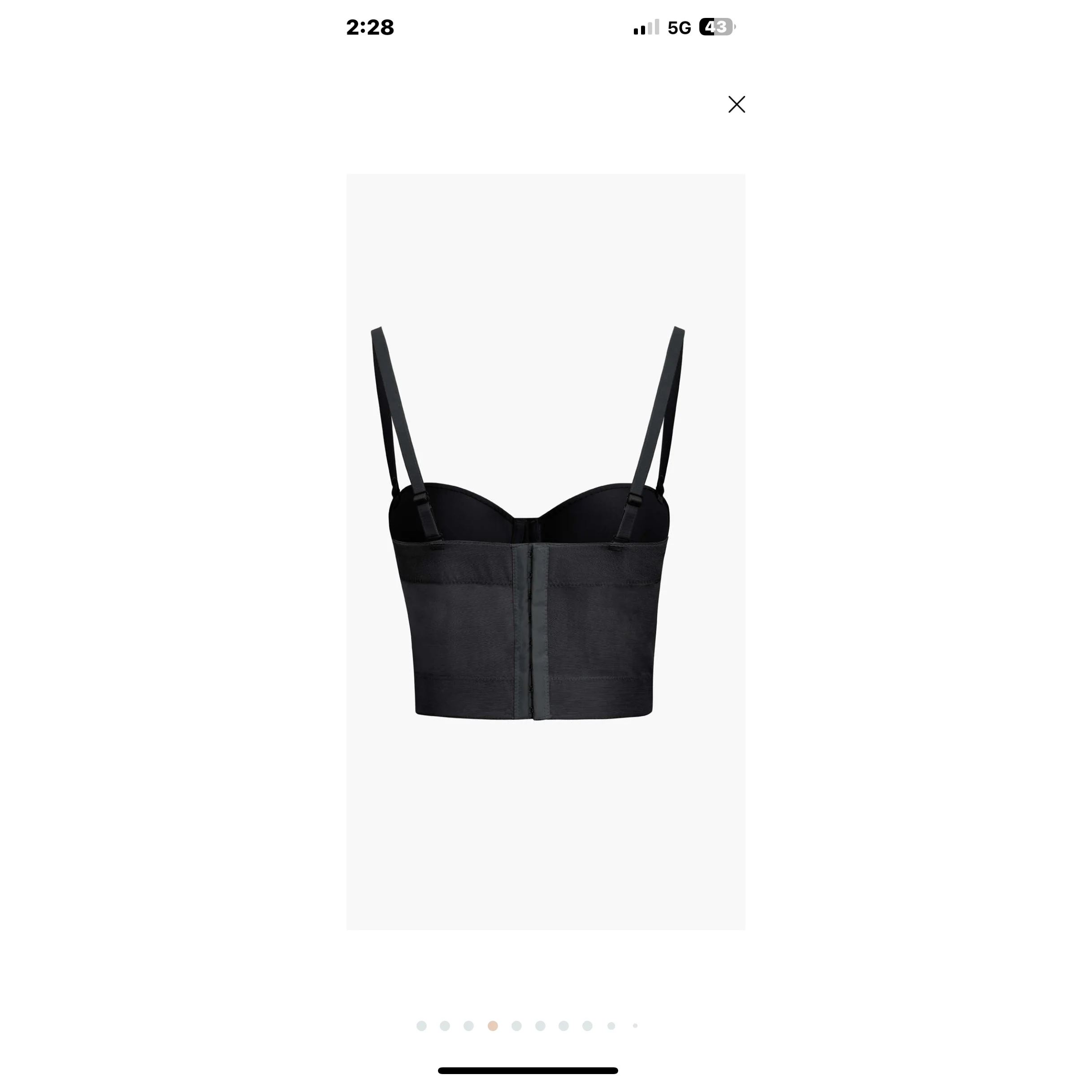 Corset mesh push up bra - Image 5