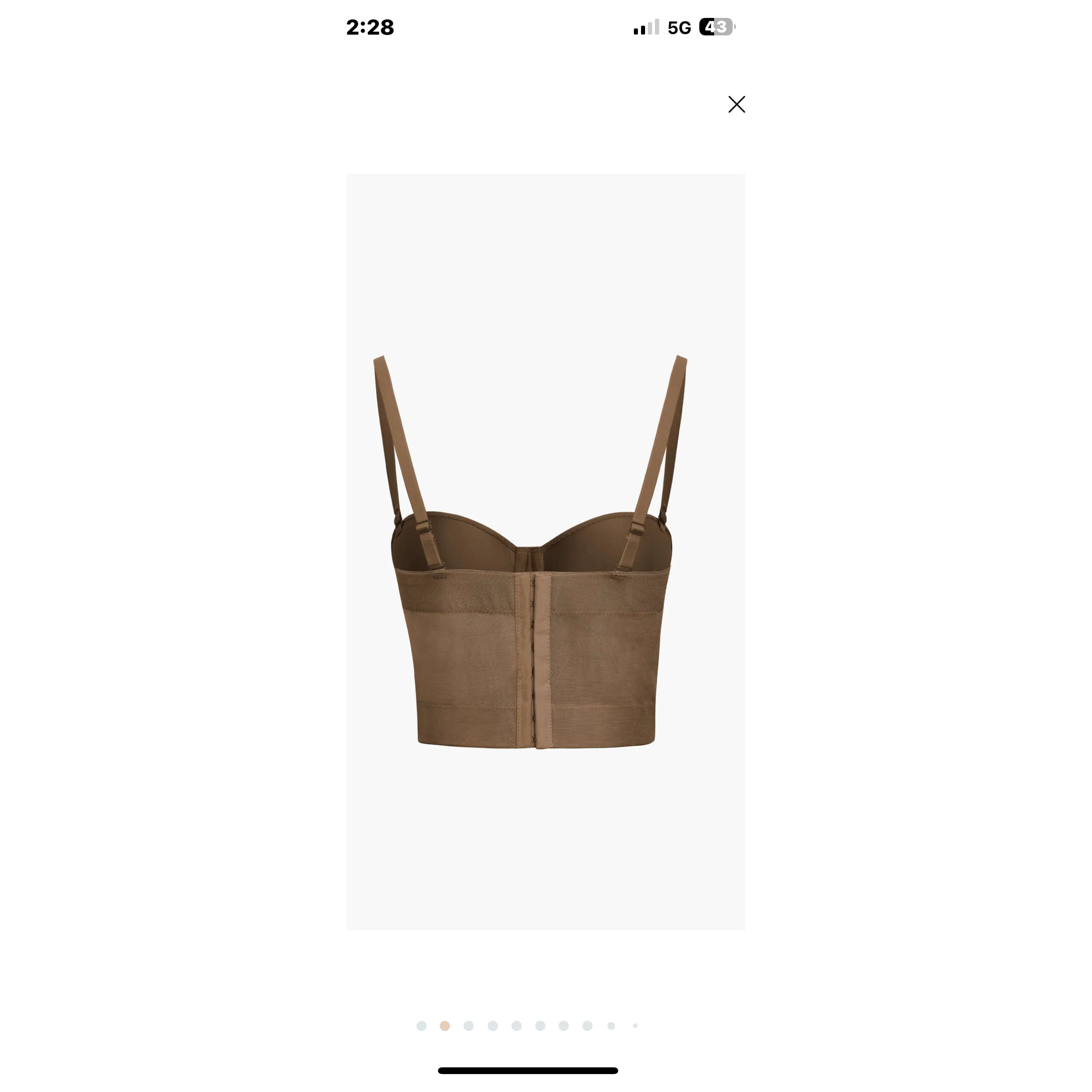 Corset mesh push up bra - Image 6