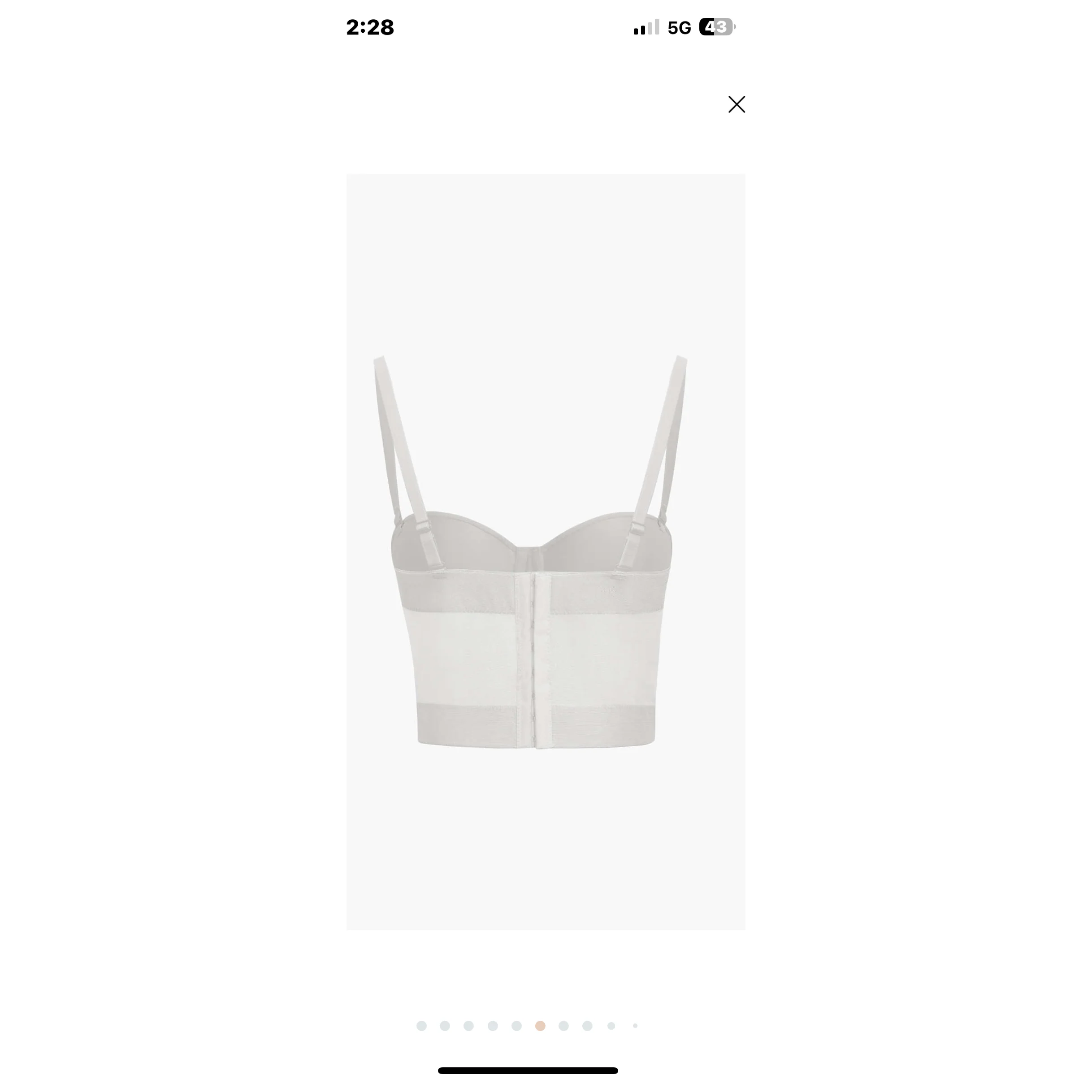 Corset mesh push up bra - Image 7