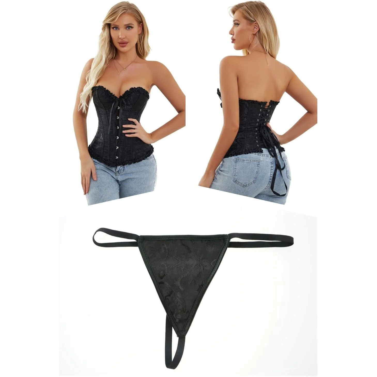 Corset Lingerie Bodyshaper Top - Image 12