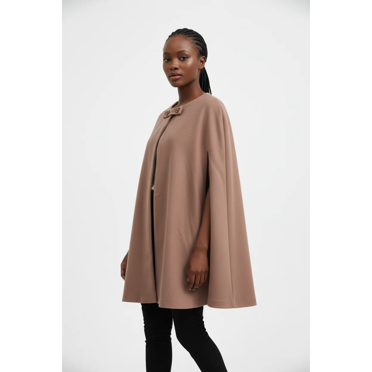Collar Wool Trench Jacket - Image 2