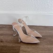 Cross Strap Sling back High Heels. - Image 7