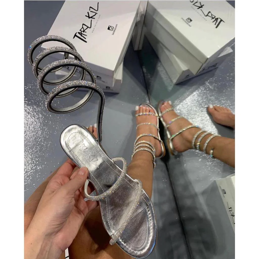 Retro Lace Up Flat Shoes - Image 6