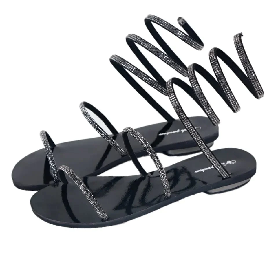 Retro Lace Up Flat Shoes - Image 8