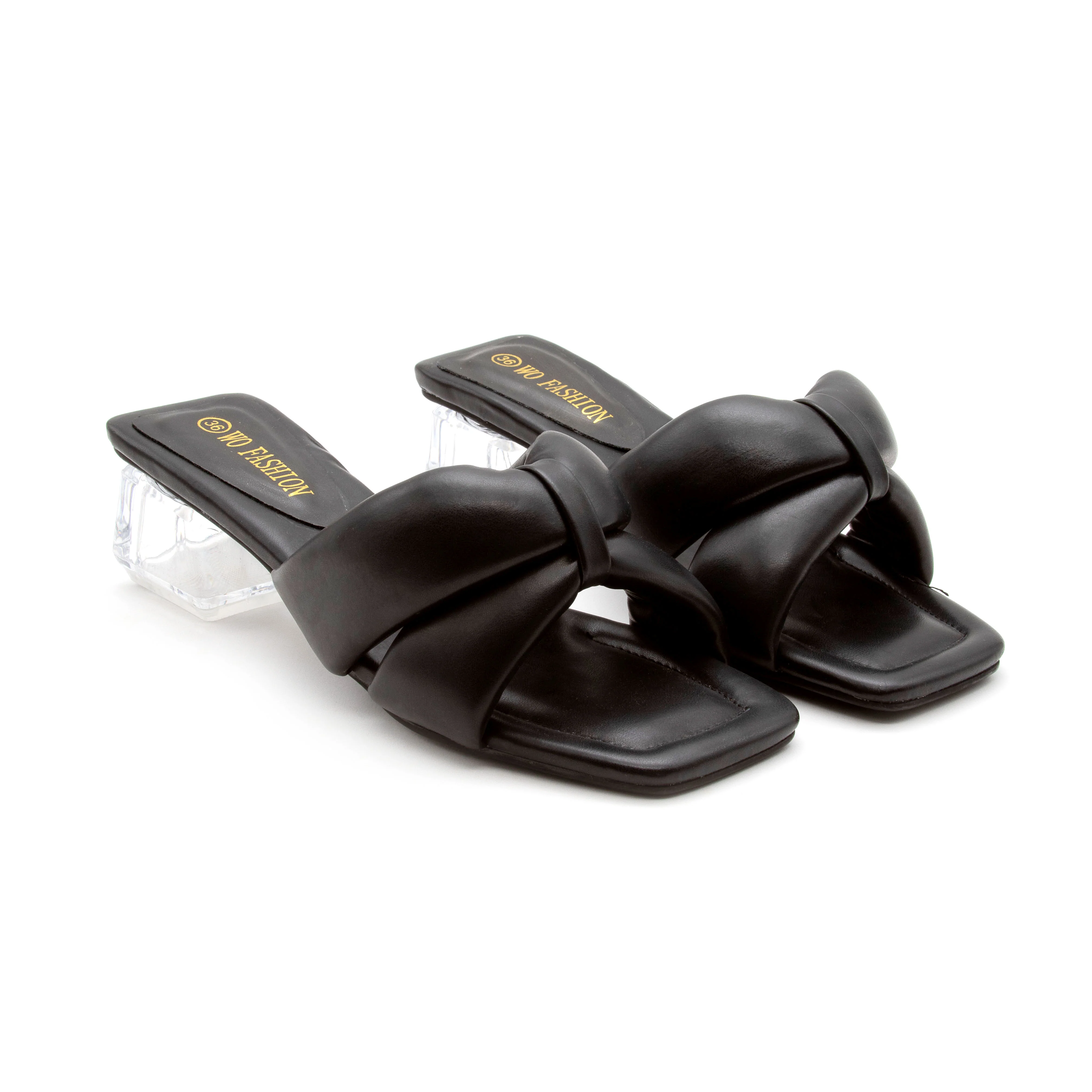Crystal Low Heel Mules - Image 3