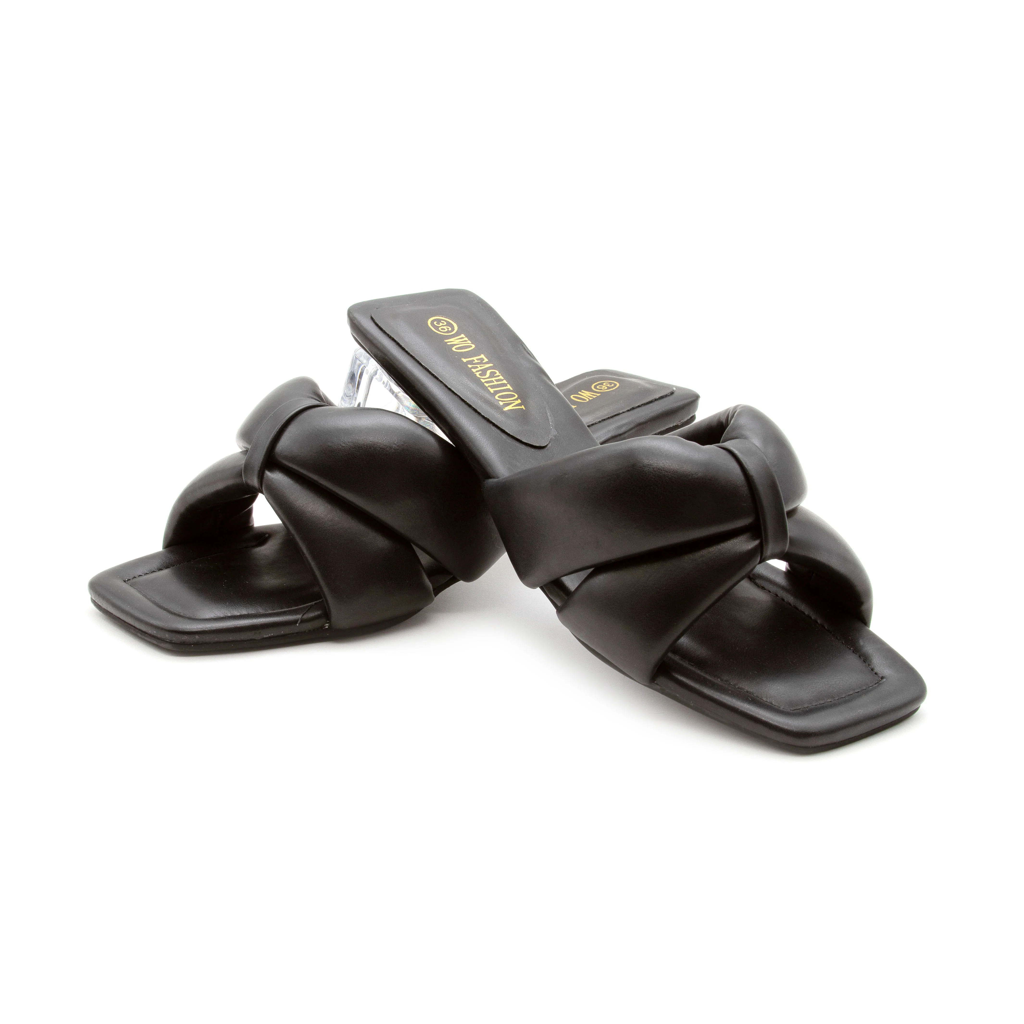 Crystal Low Heel Mules - Image 7