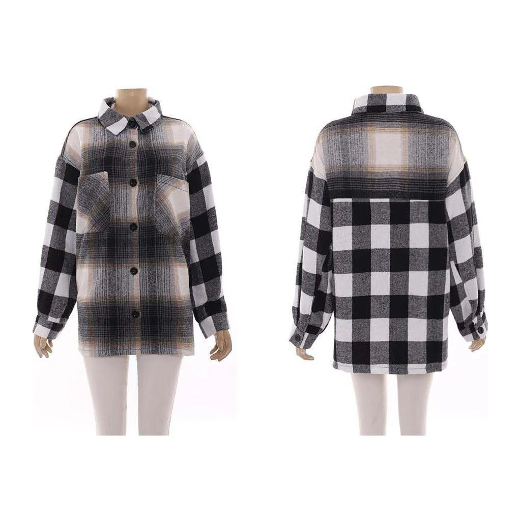 Long Sleeve Buttoned Top - Image 2