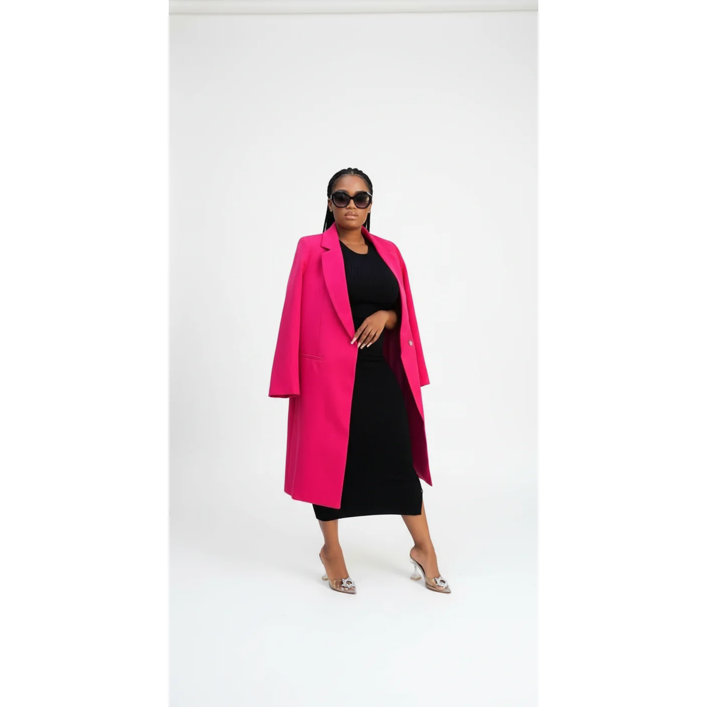 Slim Side Blazer Coat