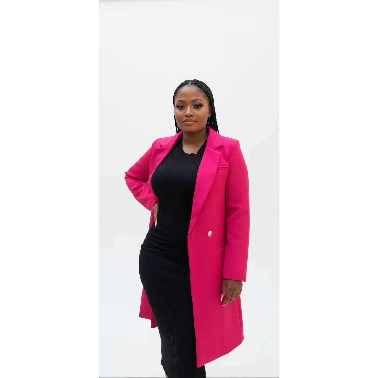 Slim Side Blazer Coat - Image 2