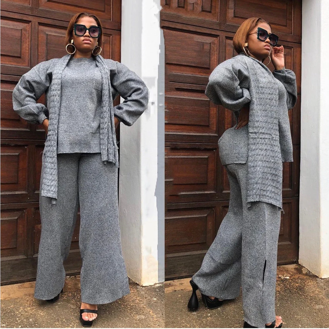 Round Neck Loose Outfit Set - Image 5