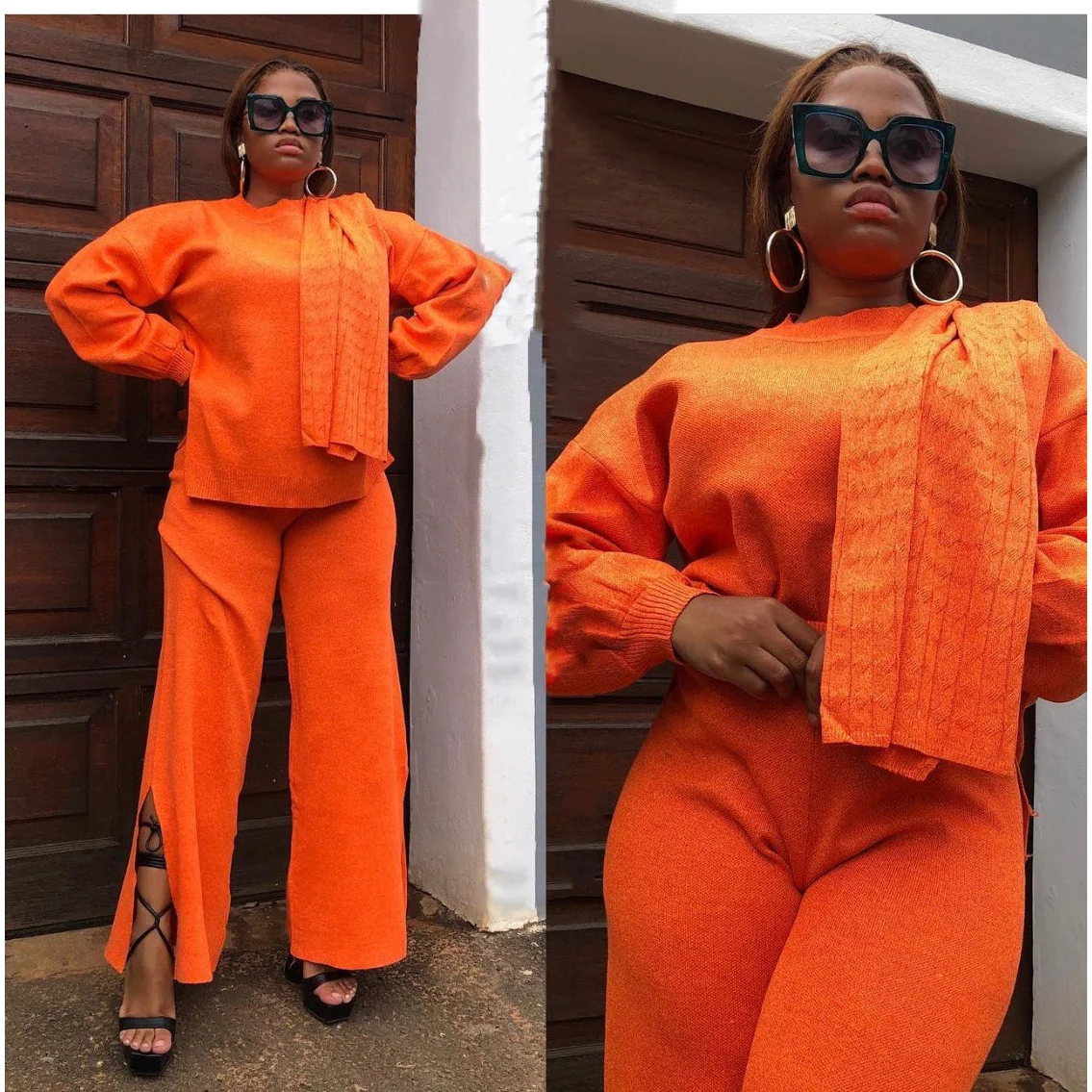 Round Neck Loose Outfit Set - Image 7