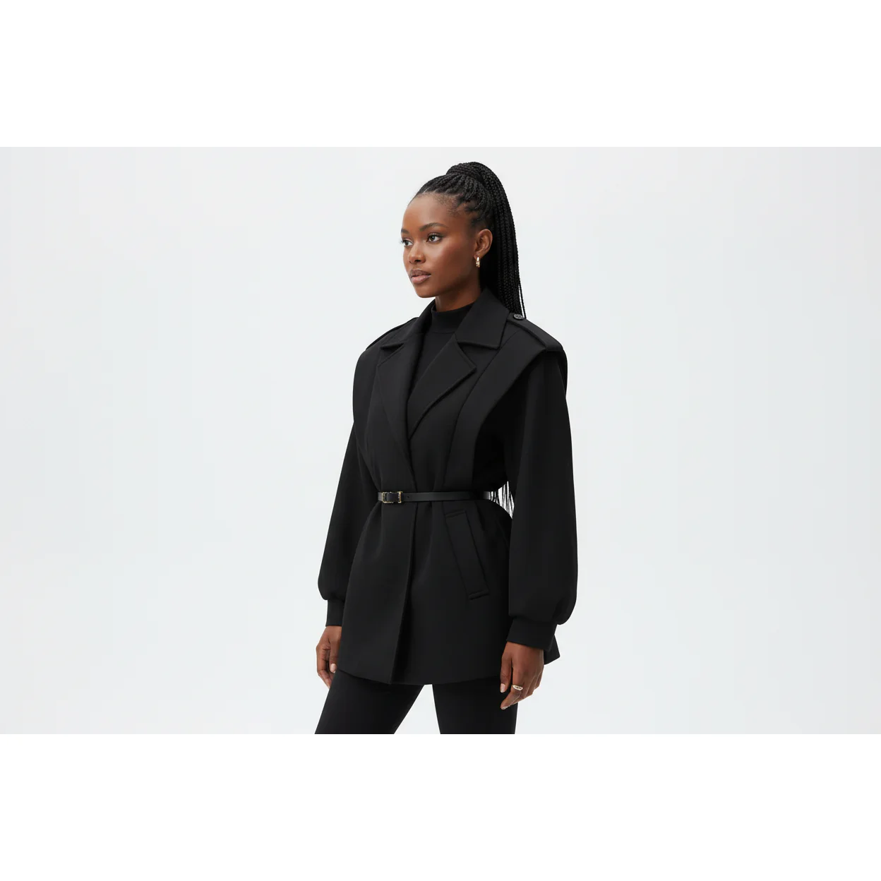 Dacre Belt Detailed Jacket - Image 2