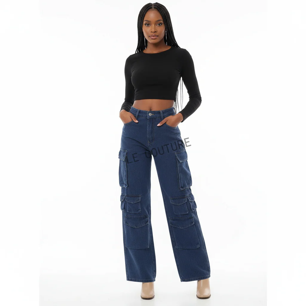 Denim Cargo Pant