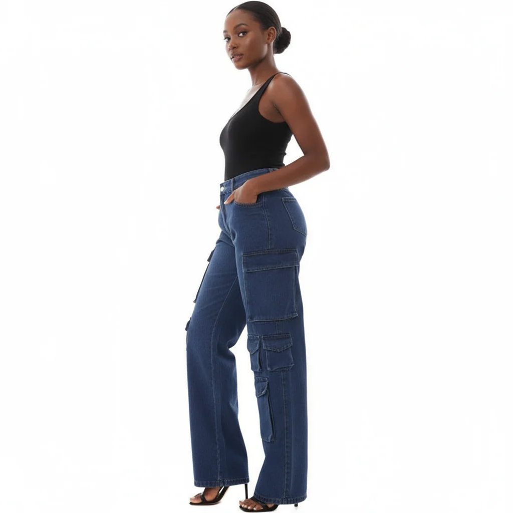 Denim Cargo Pant - Image 2