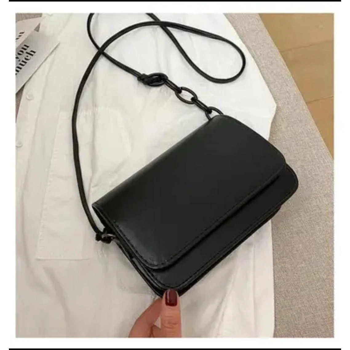 Designer Smooth Finish Mini Crossbody bag. - Image 2