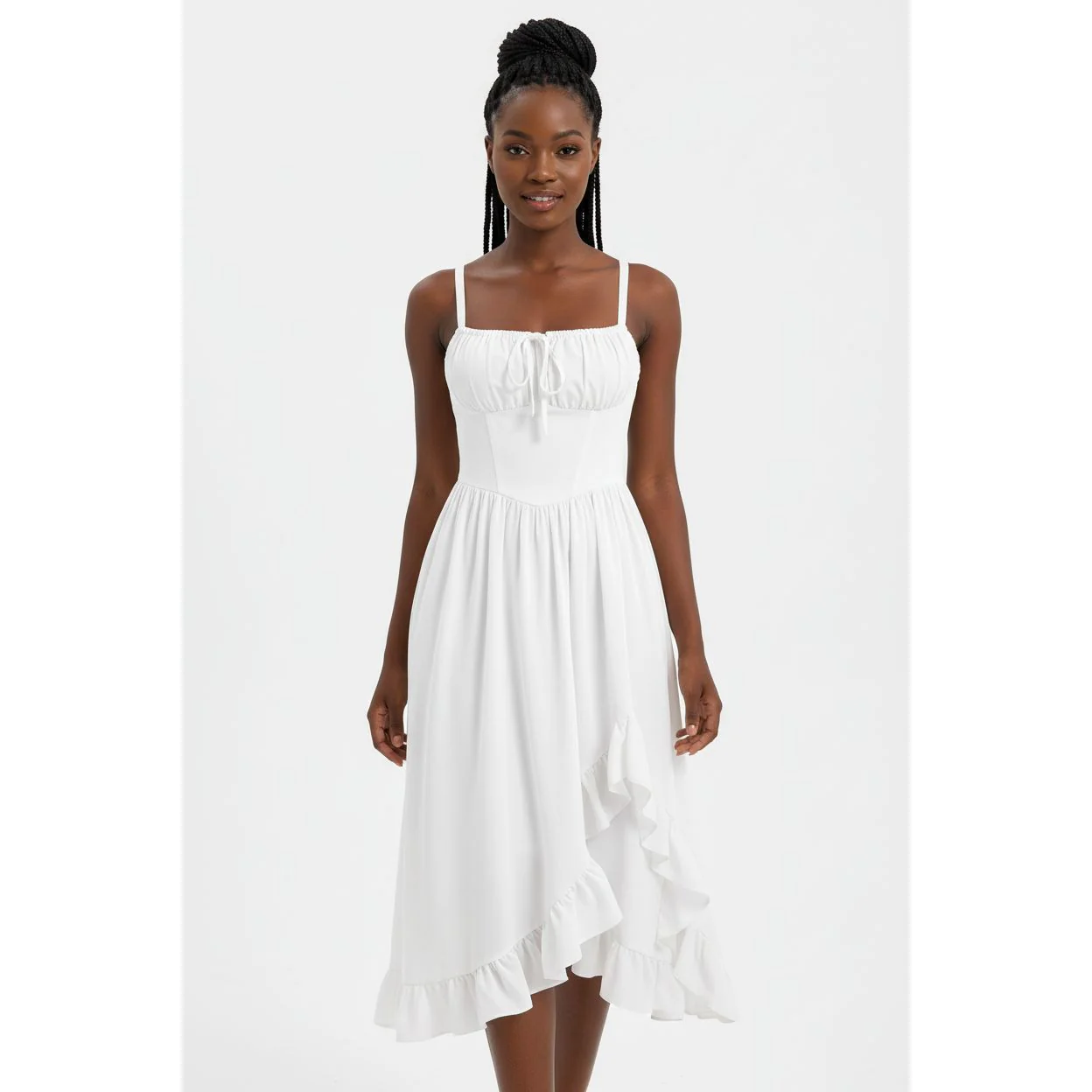 Detachable Skirt Hem Versatile Vintage Palace Style Dress - Image 3