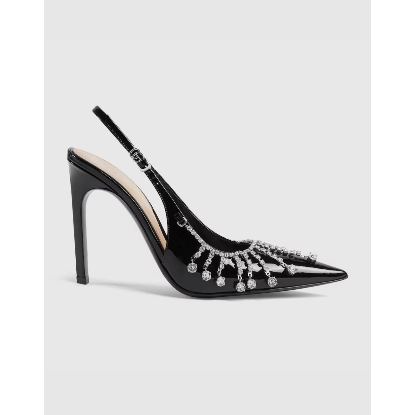 Diamond Embellishment Stiletto Pointed-Toe Shoes. - Image 8