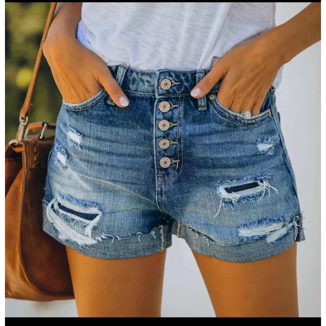Distressed Short Denim - Image 3