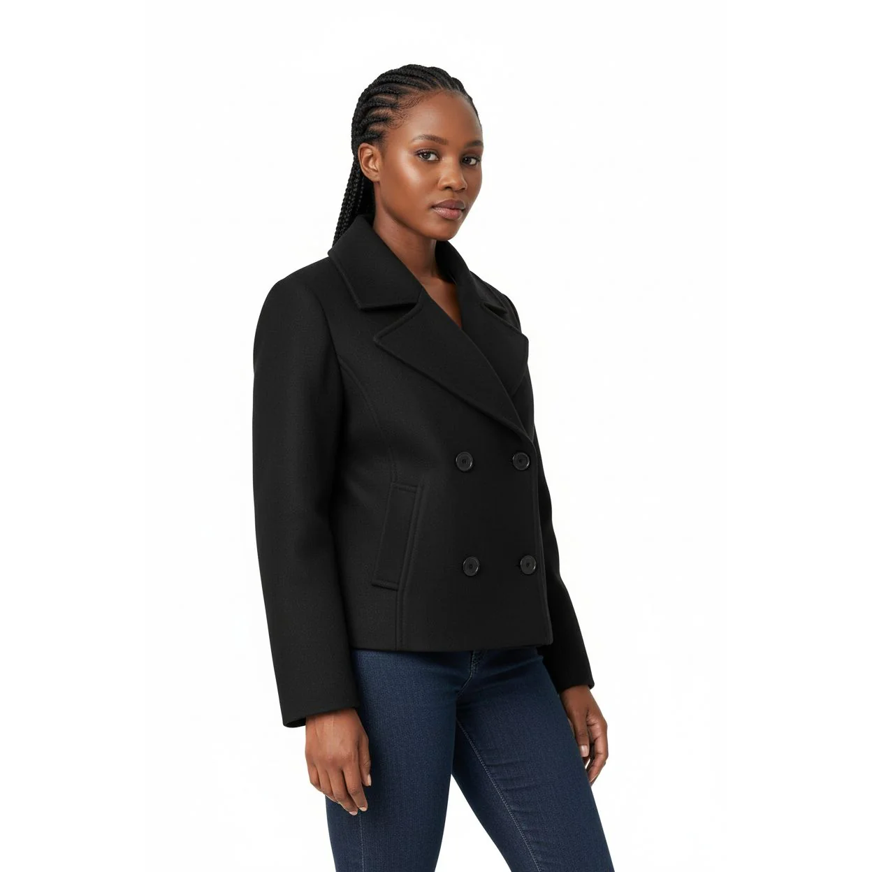 Double Breasted New Fashion Trench Coat - Image 4