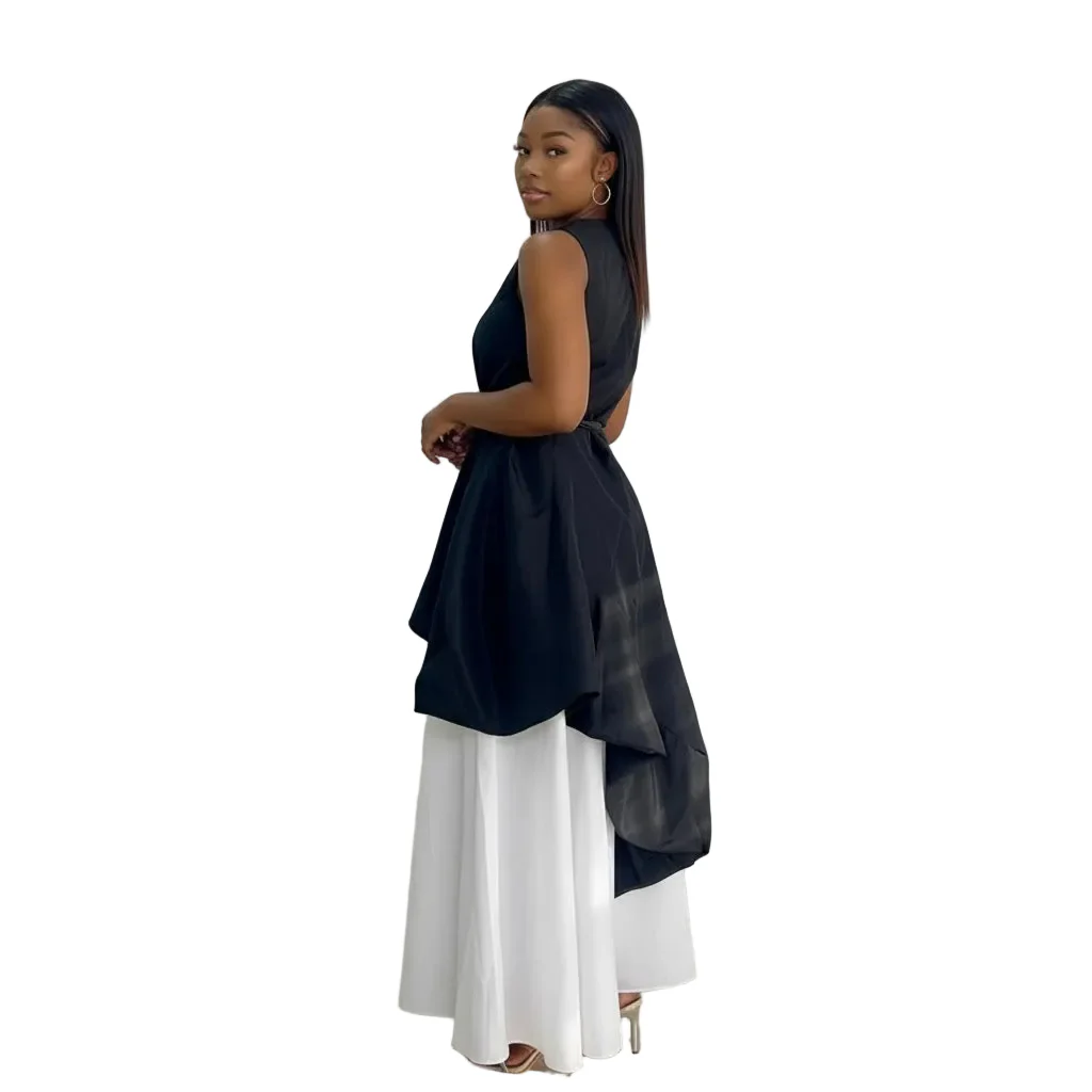Double Layer Taffeta 2 Piece Set - Image 2