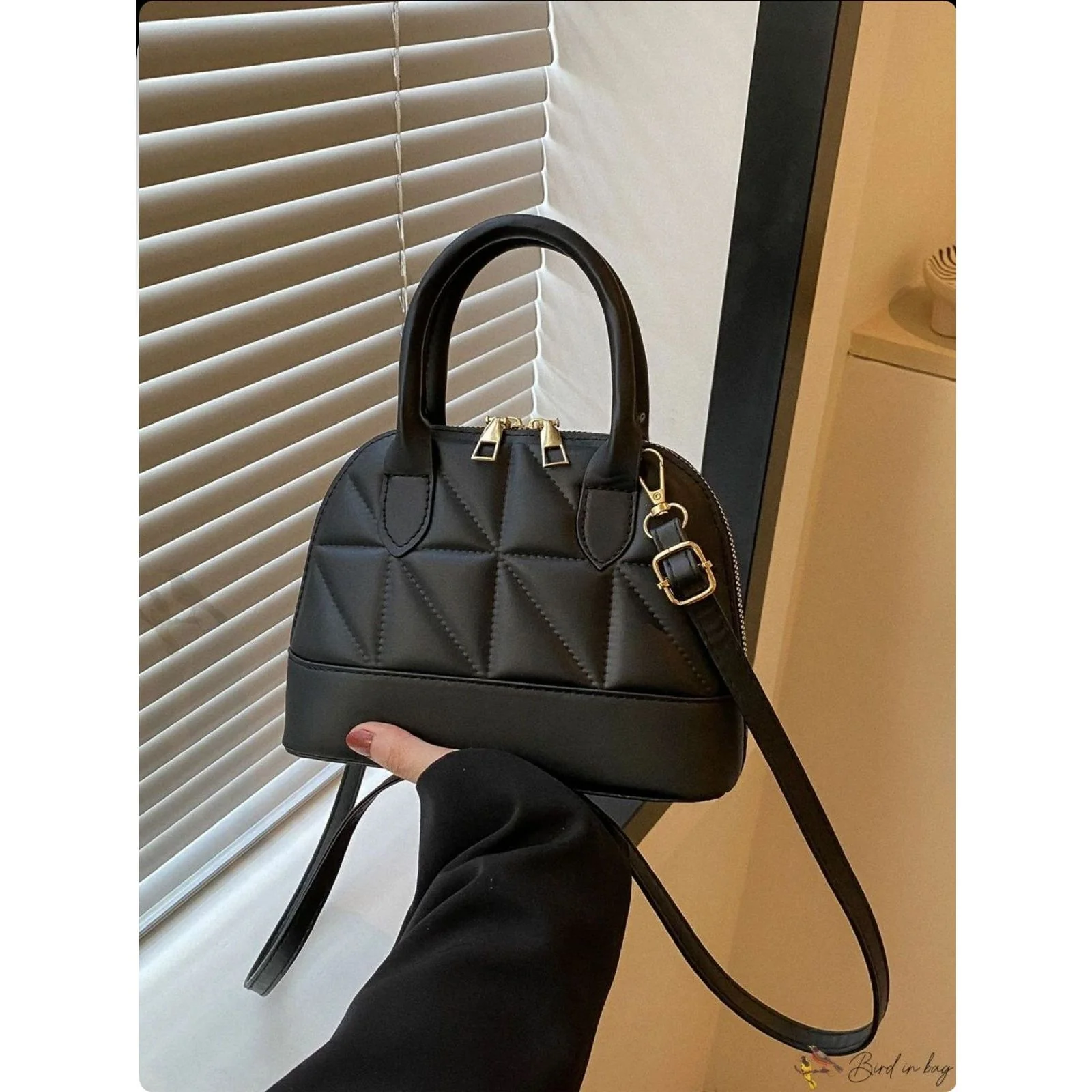 Double Zipper Stylish Shoulder Trendy Crossbody Bag - Image 4