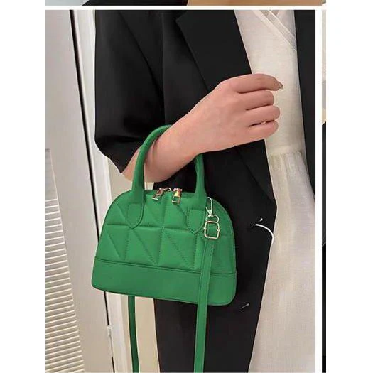 Double Zipper Stylish Shoulder Trendy Crossbody Bag - Image 5