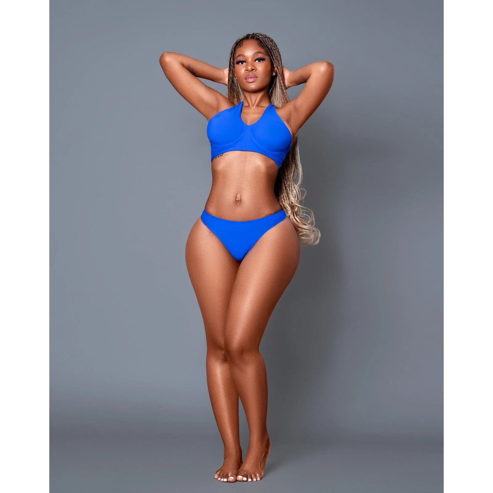 Top and Shorts Swim Bikini Set.