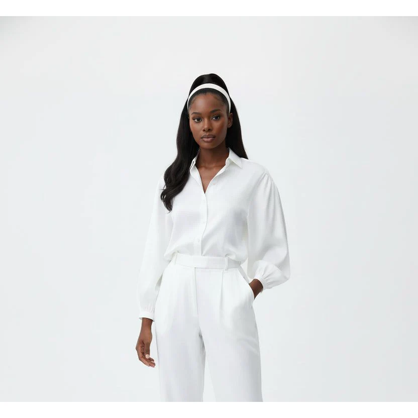 Drop Shoulder Shirt & Wide Leg Pants. - Image 2