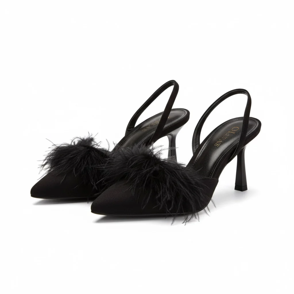 Elegant Ankle Strap Sexy Thin Heel Pumps
