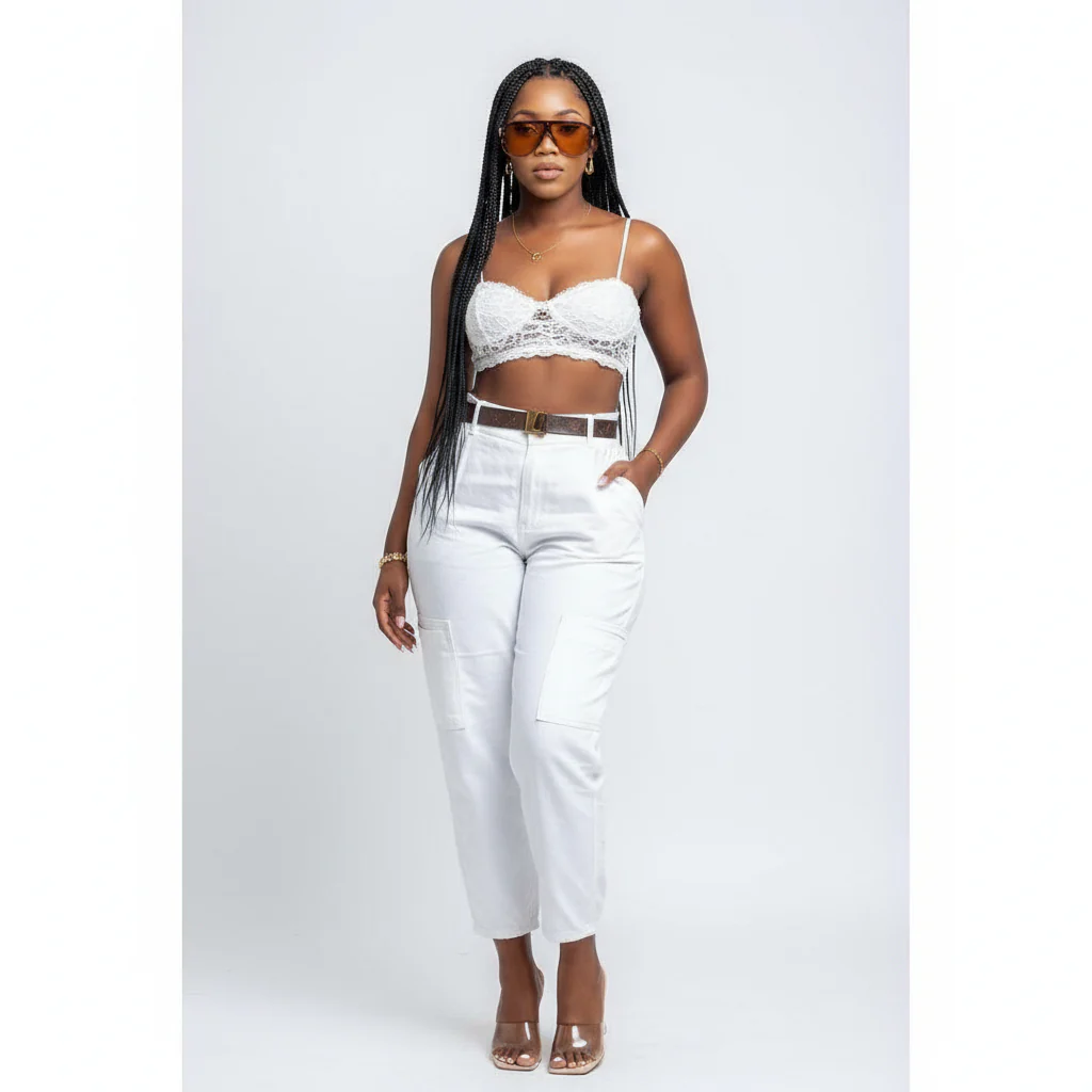 Elegant Female Formal High Waist Work Pants