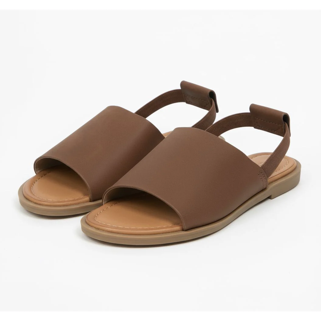 Elegant French-Inspired Retro Slingback Sandals