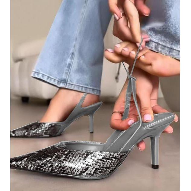 Elegant New High-heeled Fashionable Sandals - Image 2