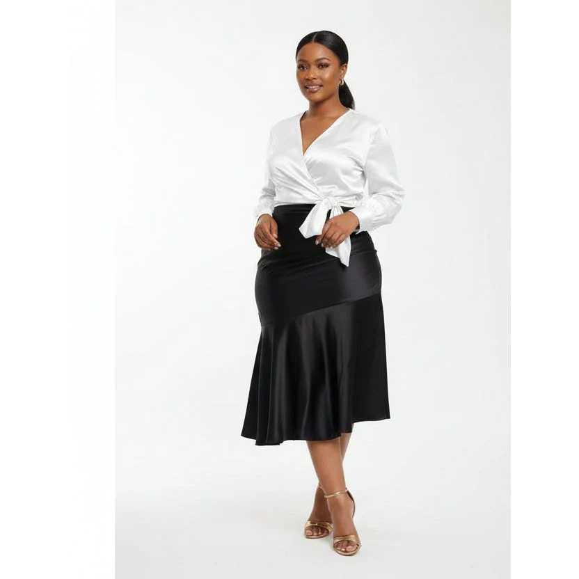 Elegant Office Satin Skirts