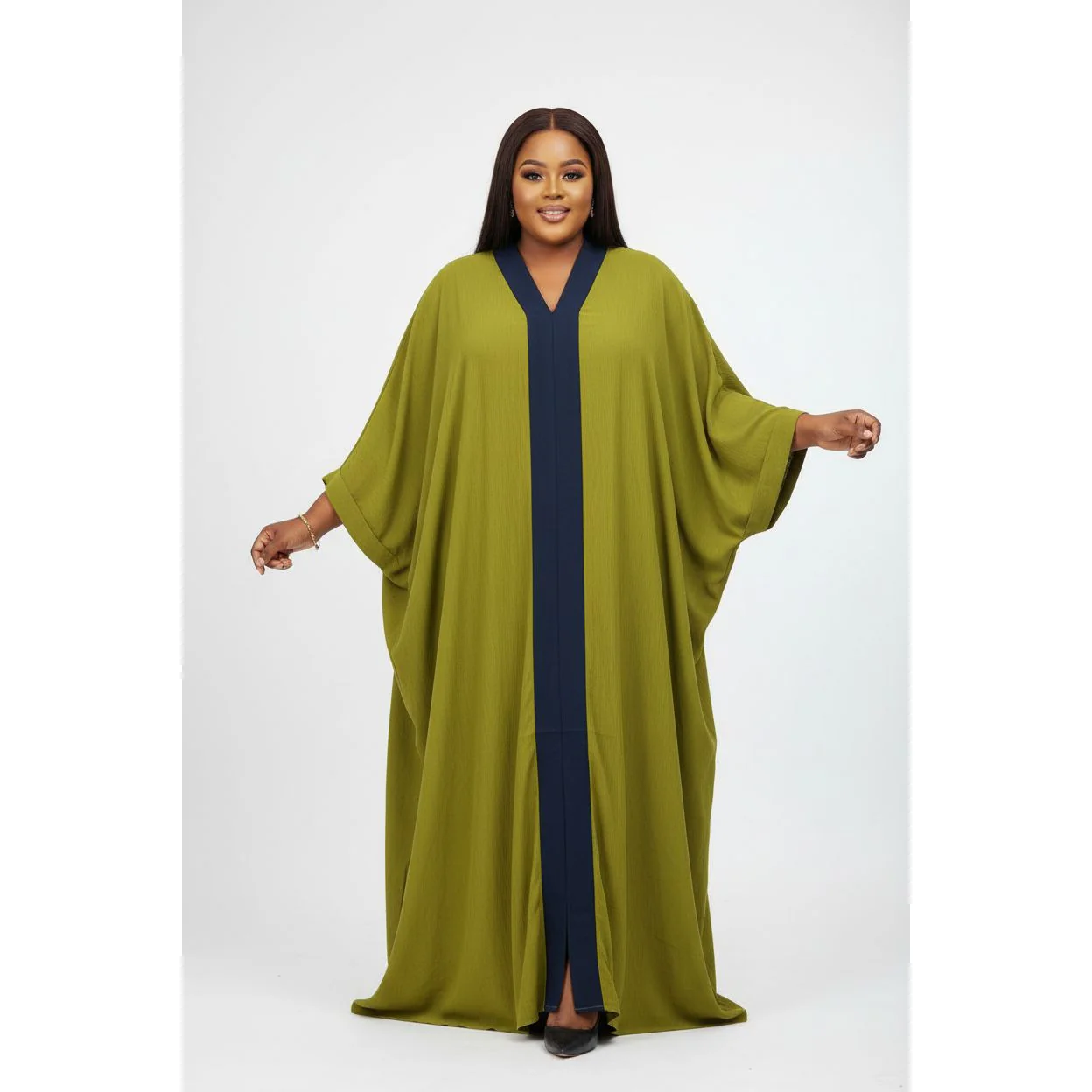 Casual Solid Color Maxi Sundress - Image 4