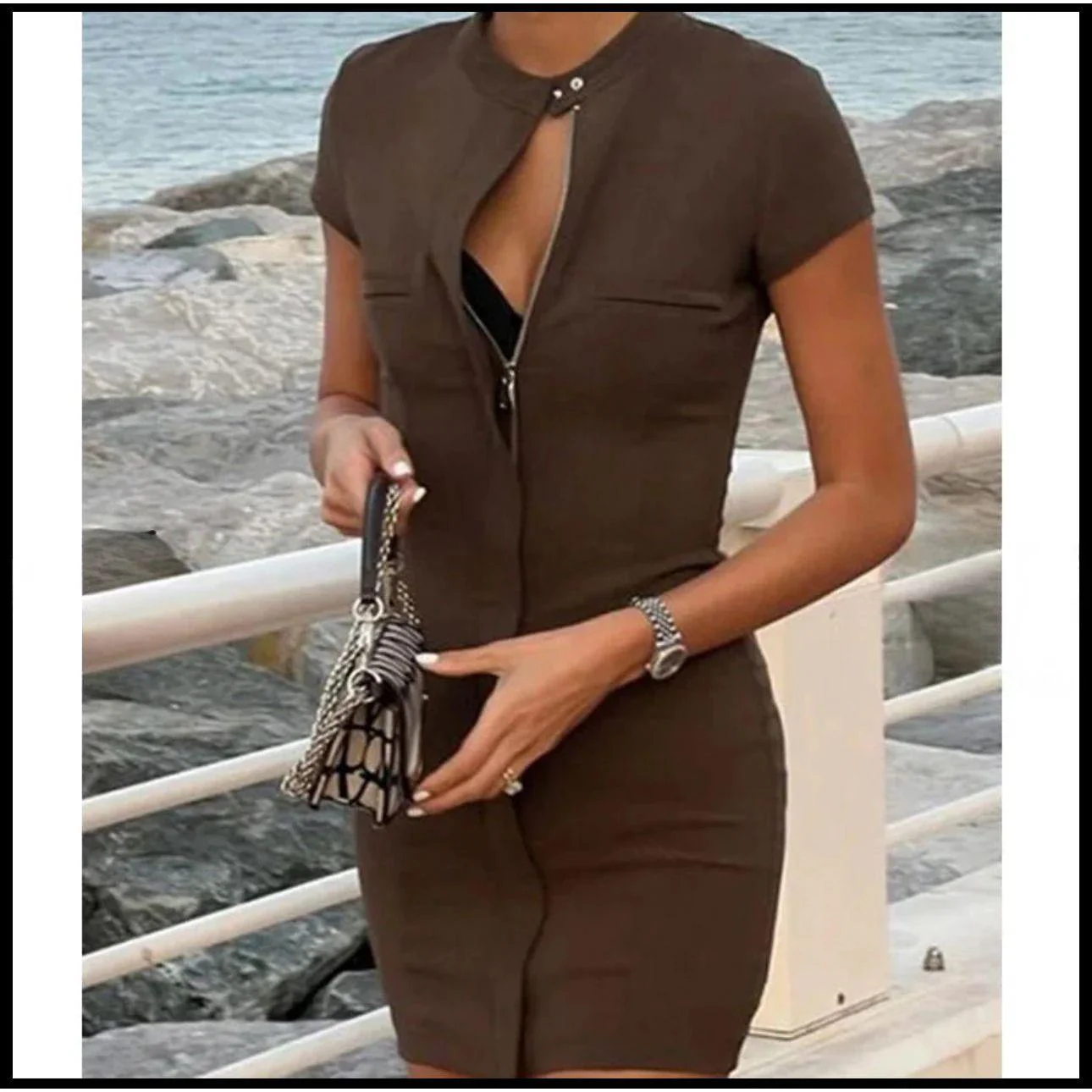 Elegant Women Summer Mini Dress - Image 7