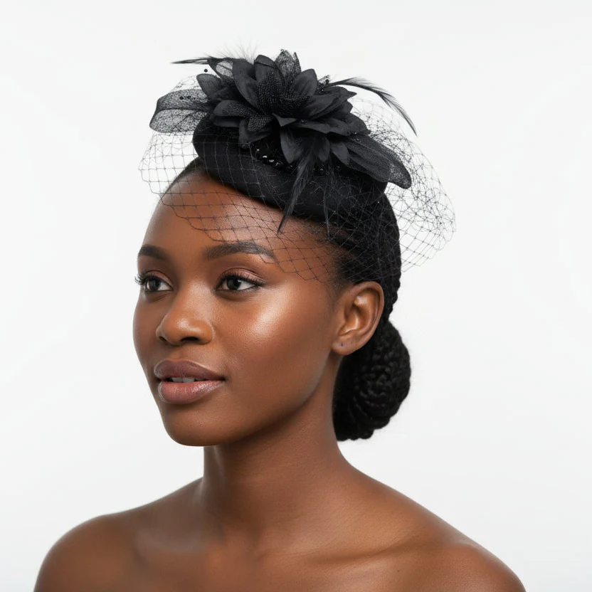Elegant Women's Flower Decor Fascinator Hat