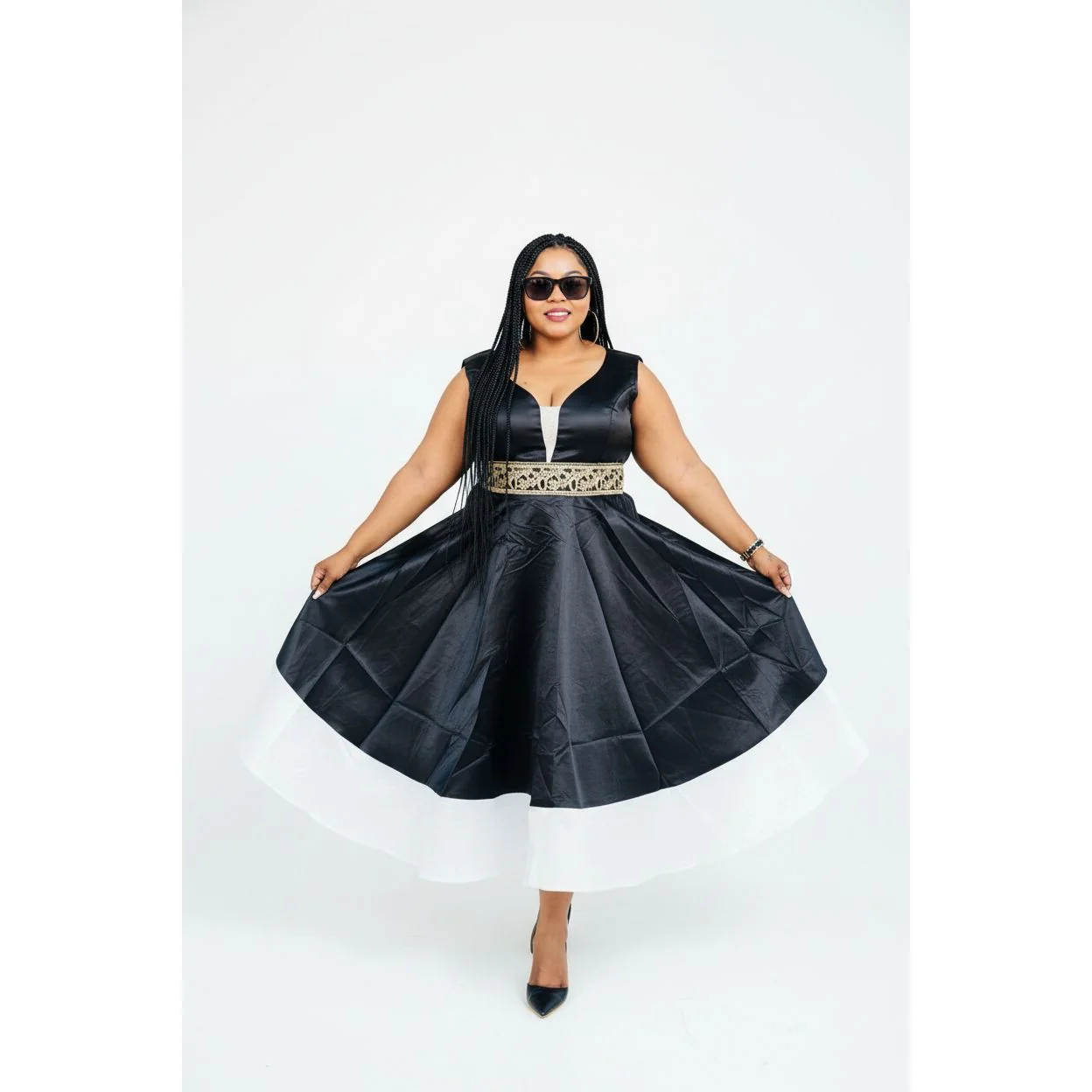 Embellished Fit & Flare Dress - Image 6