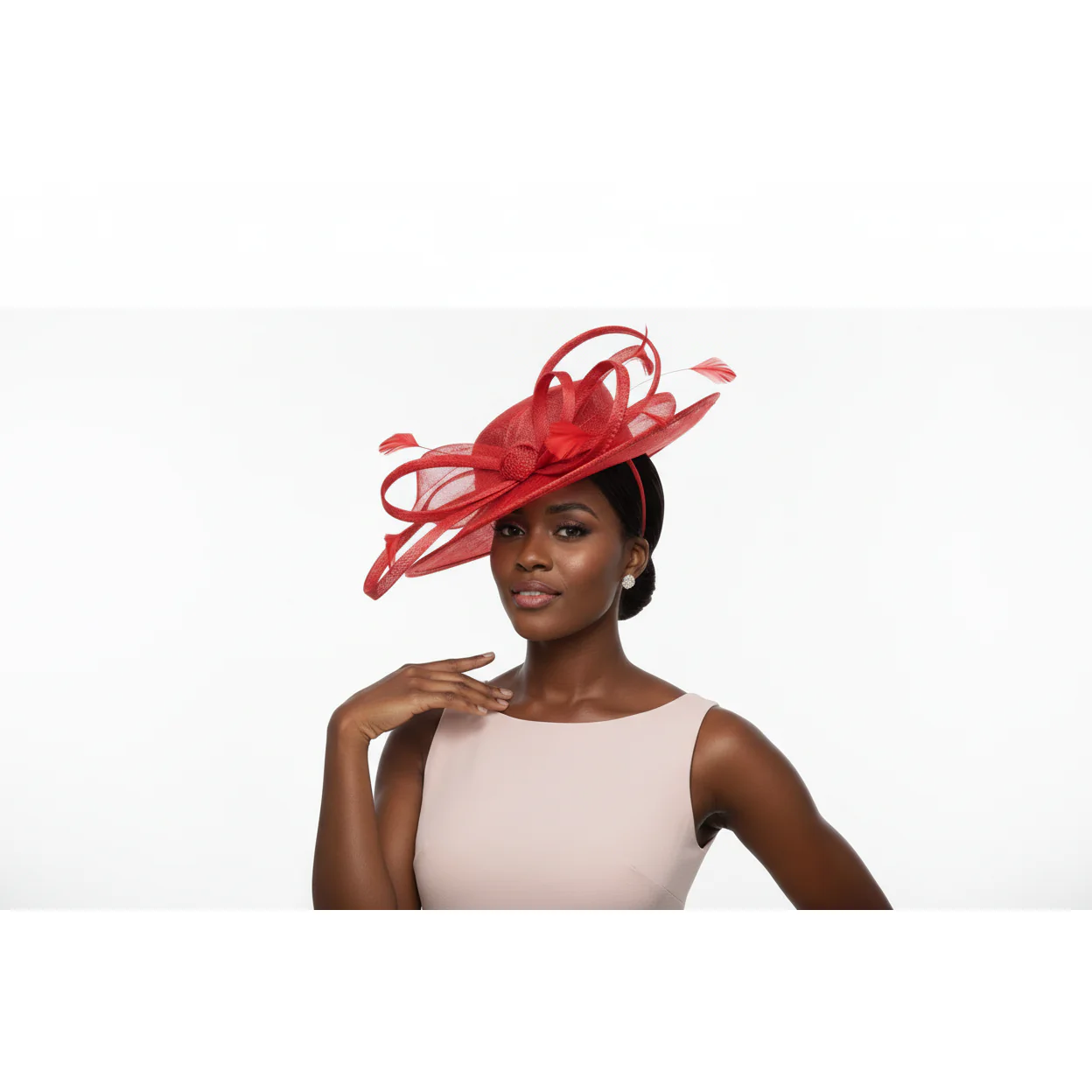 Pillbox Formal Fascinator Hat - Image 2