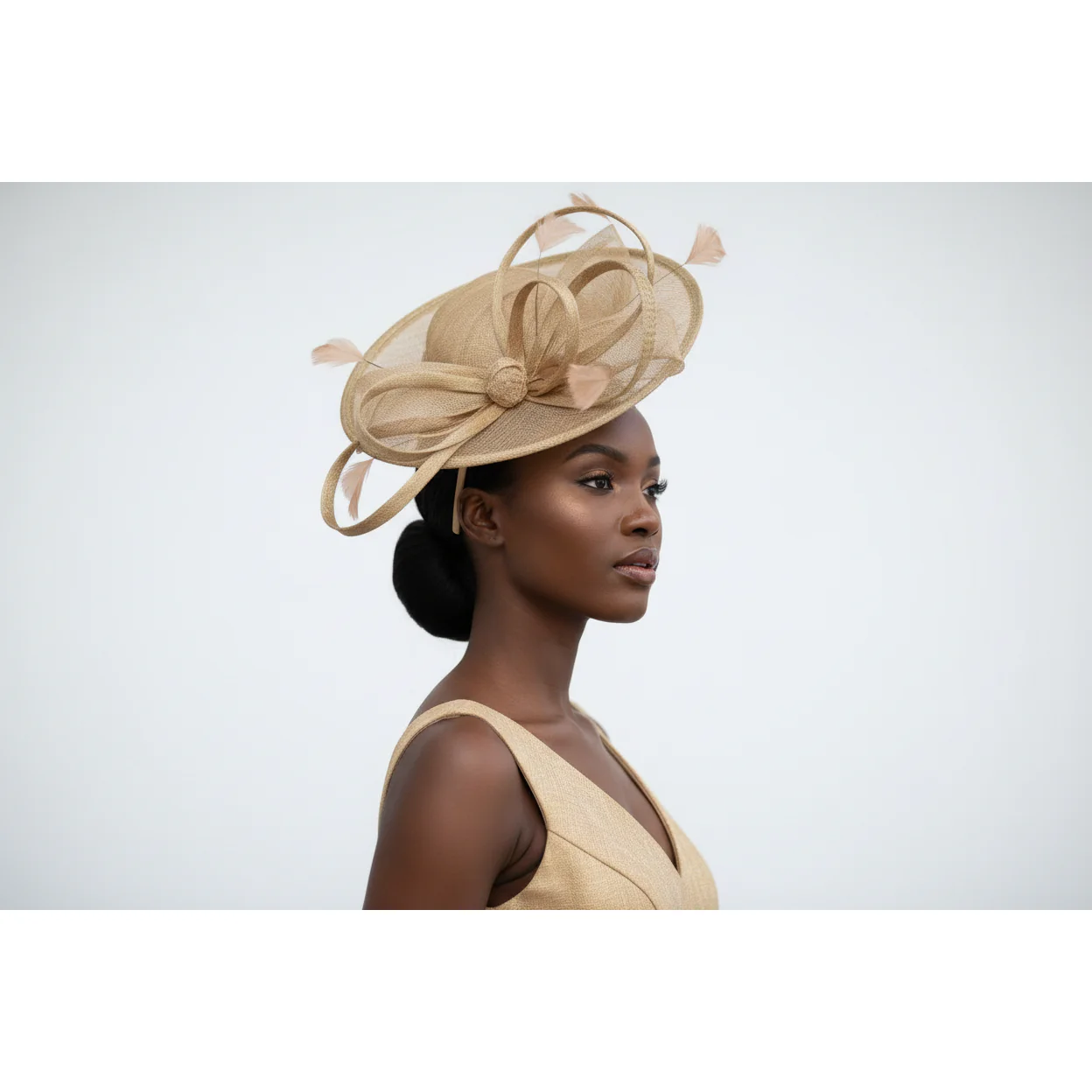 Pillbox Formal Fascinator Hat - Image 3