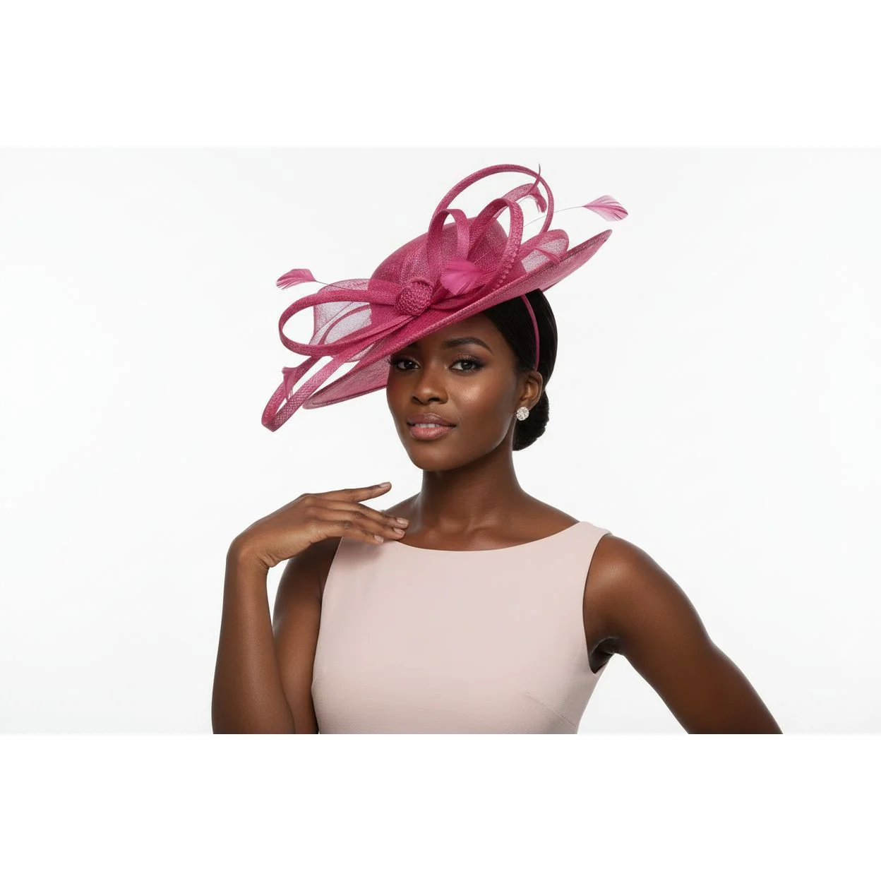 Pillbox Formal Fascinator Hat - Image 4