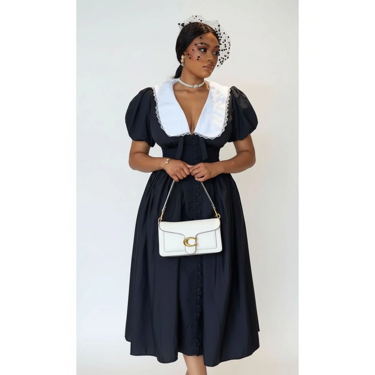 Fashion Chic Short Sleeve Midi Dress - Image 2