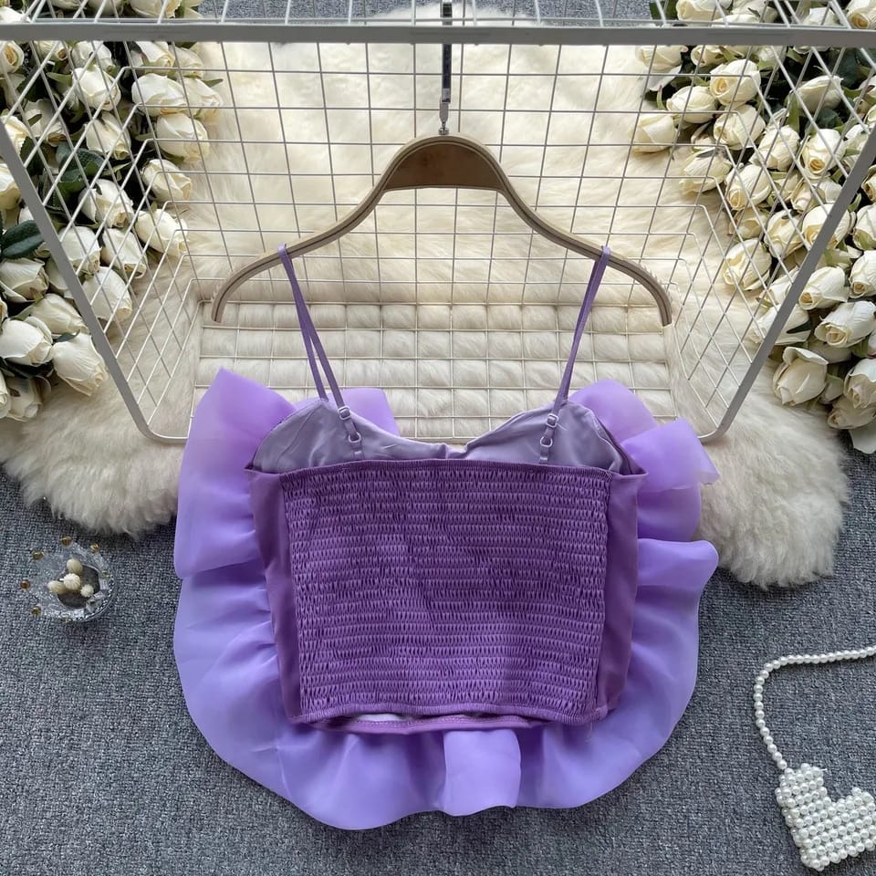 Fashion Sleeveless Crop Top - Image 6