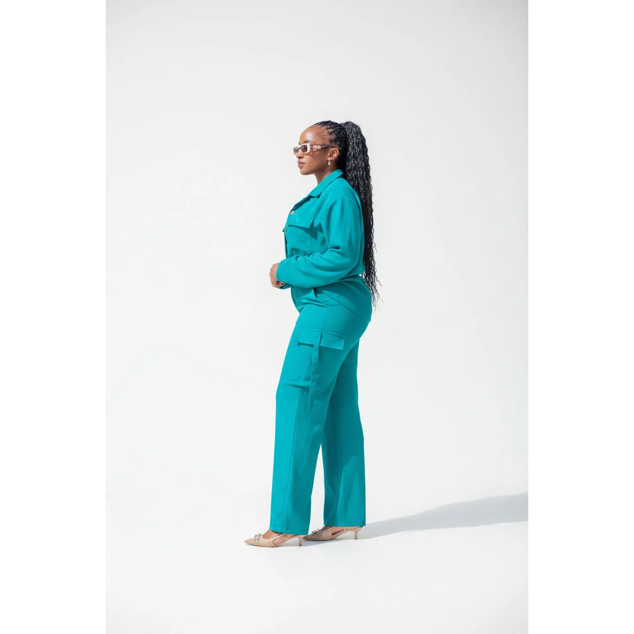 Casual Comfortable Linen Shirt And Pants Two Piece Set - Image 6
