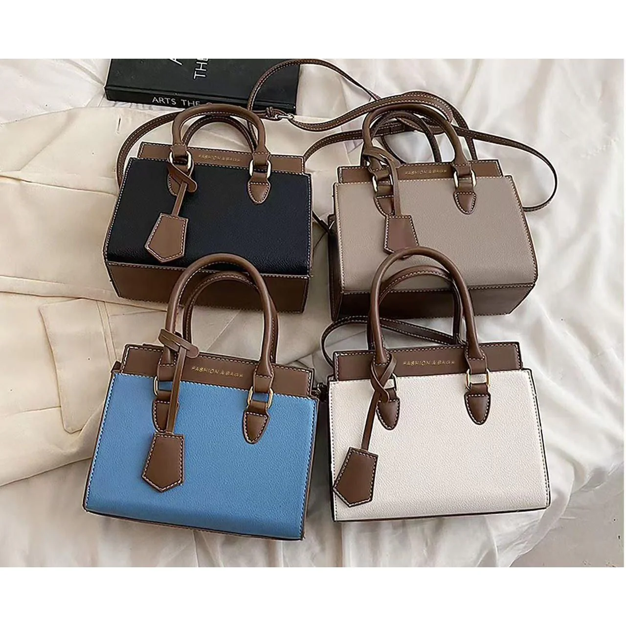 Fashionable Shoulder Tote Crossbody Handbag - Image 6