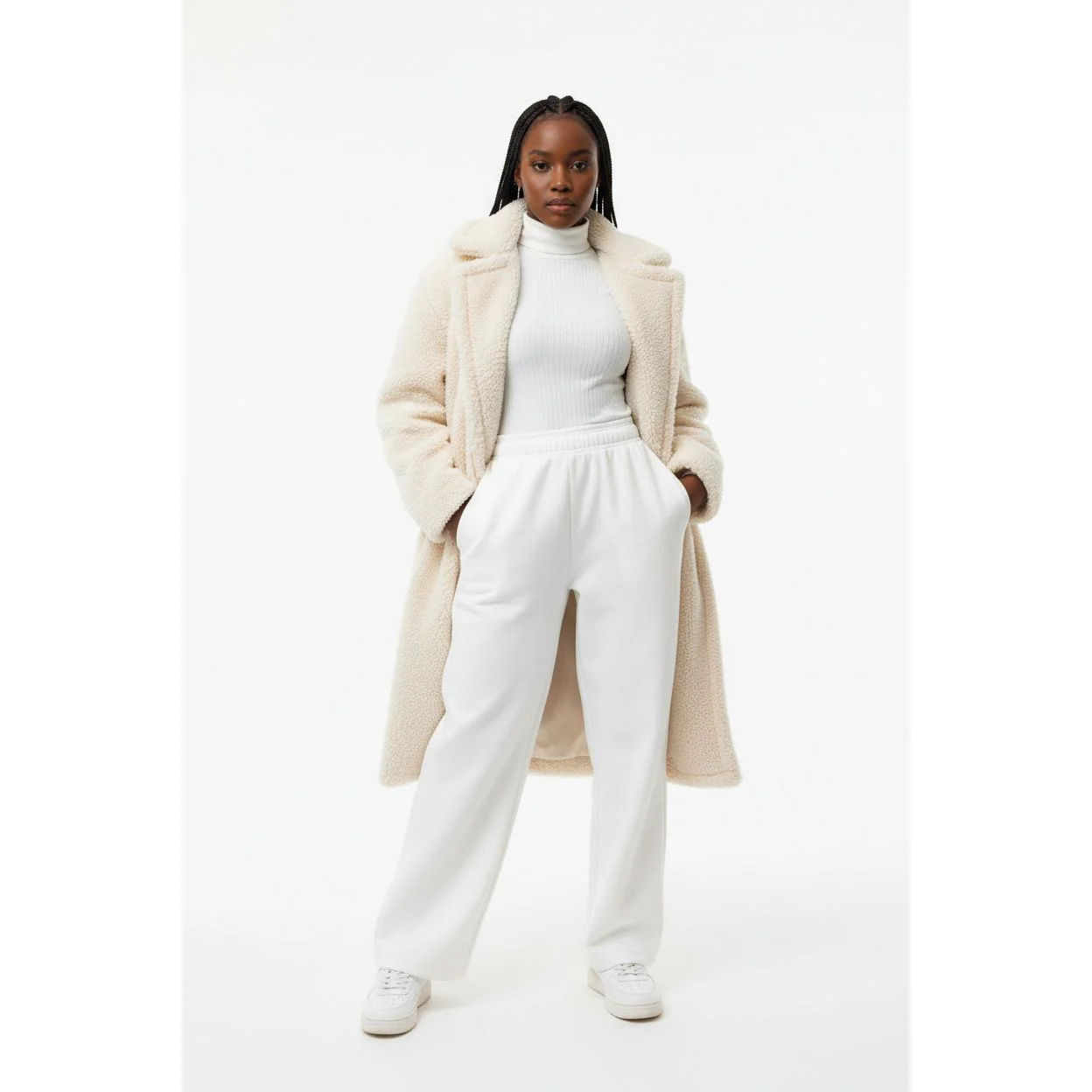 Faux Fur Teddy Coat. - Image 4