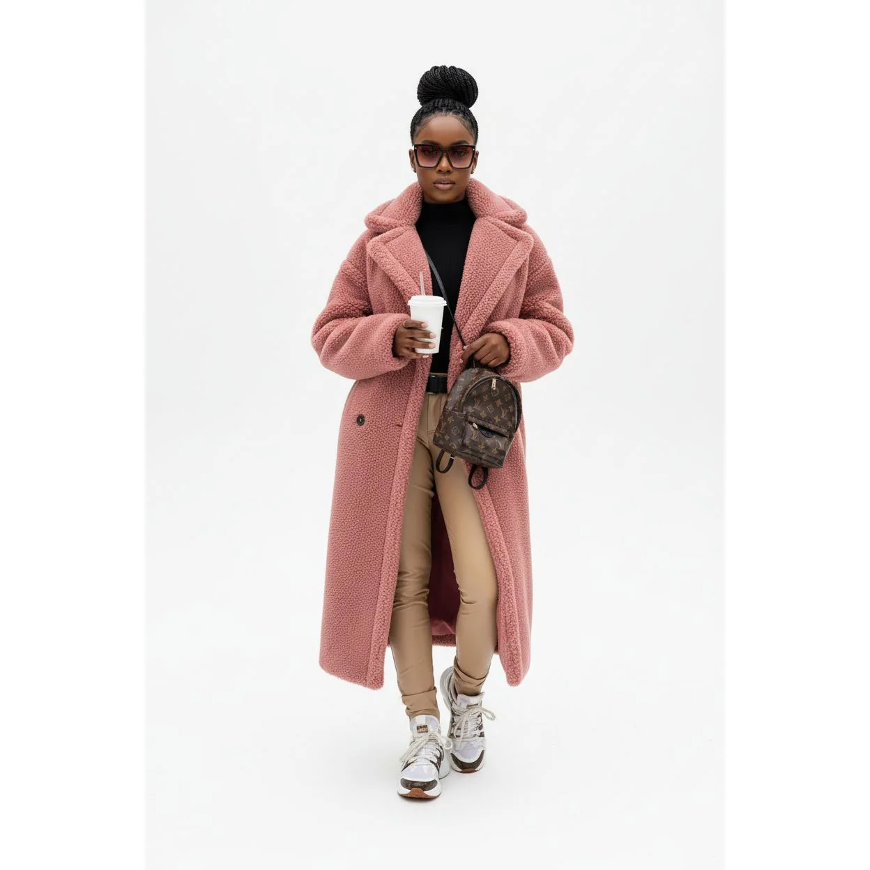 Faux Fur Teddy Coat. - Image 8