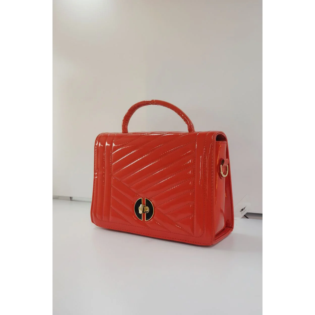 Faux Leather Foldover Clutch Casual Occasion