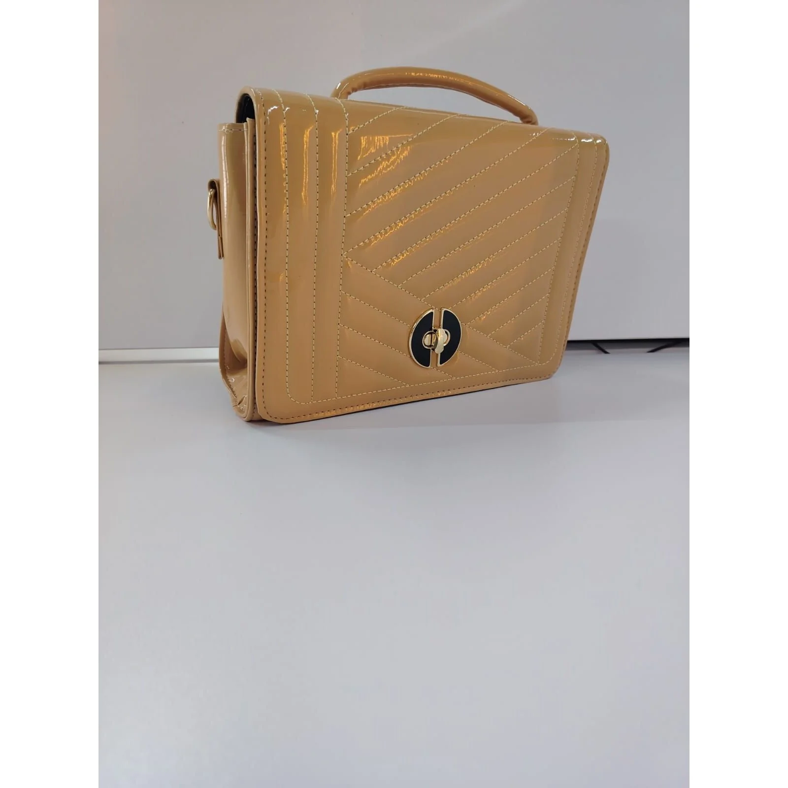 Faux Leather Foldover Clutch Casual Occasion - Image 8